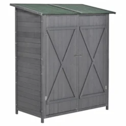 OUTSUNNY Wooden Garden Storage Shed 4 X 2 -OUTSUNNY Sales Store 1 1 203 57