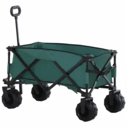 OUTSUNNY Metal Frame Folding Cart
