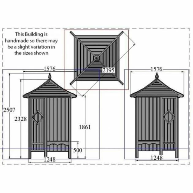 Corner Arbour With Full Internal Bench Style Seat 3 Corner Arbour With Full Internal Bench Style Seat - Image 3