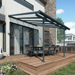 Sierra 3m Width Grey Patio Cover