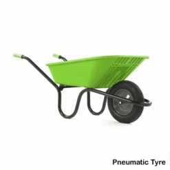 Vibrante Go 90LTR Pneumatic Wheelbarrow Lime Green 6 Vibrante Go 90LTR Pneumatic Wheelbarrow Lime Green -OUTSUNNY Sales Store 1538575967 53515600