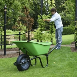Vibrante Pick Up Green 110LTR Wheelbarrow