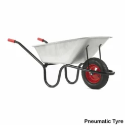 County 120LTR Wheelbarrow Galvanised -OUTSUNNY Sales Store 1538752256 10319800