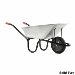 County 120LTR Wheelbarrow Galvanised -OUTSUNNY Sales Store 1538752288 12681800