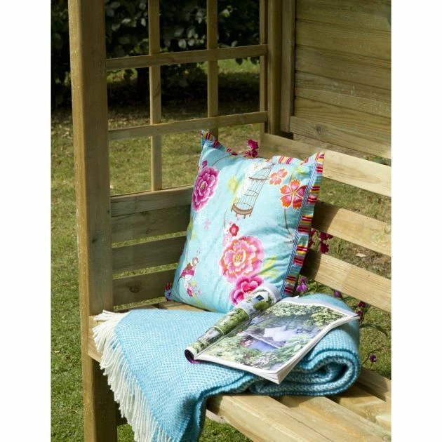 Cadiz Arbour With Attractive Roof Trim And Side Trellis Panels 6 Cadiz Arbour With Attractive Roof Trim And Side Trellis Panels - Image 6