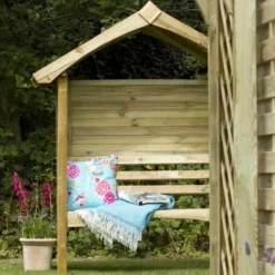 Cadiz Arbour With Attractive Roof Trim And Side Trellis Panels 10 Cadiz Arbour With Attractive Roof Trim And Side Trellis Panels -OUTSUNNY Sales Store 1541416478 67874900