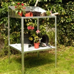 Aluminium Greenhouse Potting Bench