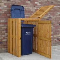 3 X 3 Wheelie Bin Store -OUTSUNNY Sales Store 1554390935 53863700