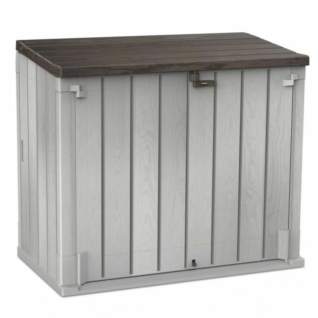 Extra Large Garden Storage Unit/ Bin Store 1200 Litre Grey 2 Extra Large Garden Storage Unit/ Bin Store 1200 Litre Grey - Image 2