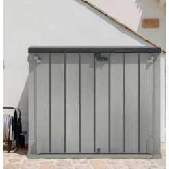 Extra Large Garden Storage Unit/ Bin Store 1200 Litre Grey 11 Extra Large Garden Storage Unit/ Bin Store 1200 Litre Grey -OUTSUNNY Sales Store 1557241000 41140500