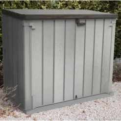 Extra Large Garden Storage Unit/ Bin Store 1200 Litre Grey 15 Extra Large Garden Storage Unit/ Bin Store 1200 Litre Grey -OUTSUNNY Sales Store 1557241024 29337600