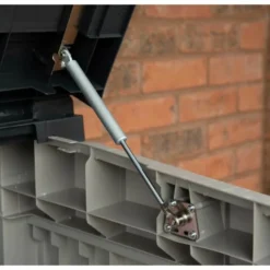 Extra Large Garden Storage Unit/ Bin Store 1200 Litre Grey 16 Extra Large Garden Storage Unit/ Bin Store 1200 Litre Grey -OUTSUNNY Sales Store 1557241028 69801300