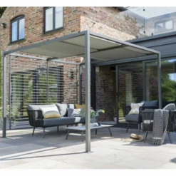 Garden Must Haves Sliding Roof Gazebo