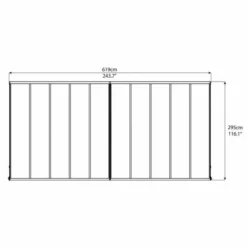 Sierra 3m X 6.10m White Patio Cover -OUTSUNNY Sales Store 1565342251 08504100