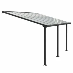 3m X 4.25m Patio Cover - Grey
