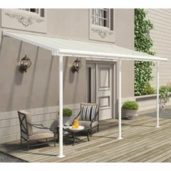 Sierra 2.32m X 4.64m Patio Cover White