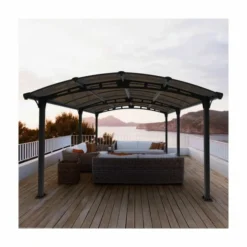 Tuscon 4300 Garden Gazebo Grey -OUTSUNNY Sales Store 1609861173 56641000