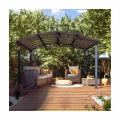 Tuscon 5000 Garden Gazebo Grey