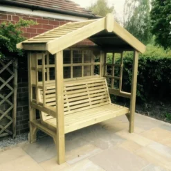 Cottage 3 Seat Arbour & Trellis