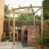 Radial 90 Degree Pergola - Pressure Treated Timber
