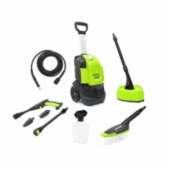 Greenworks G30 Pressure Washer With Patio Head & Brush 1500W