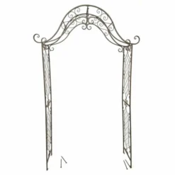 Scroll Arch With Lattice