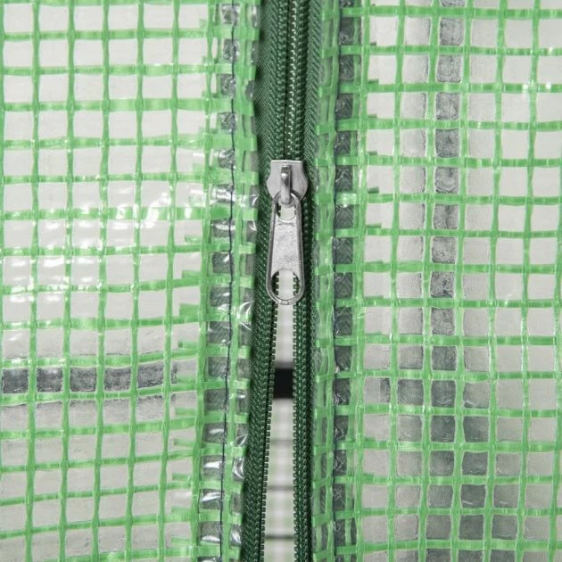 OUTSUNNY Wentworth Mini Greenhouse Steel Green 8 OUTSUNNY Wentworth Mini Greenhouse Steel Green - Image 8