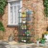 OUTSUNNY Mini Greenhouse Steel Green 2m