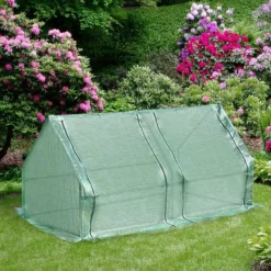 OUTSUNNY Mini Greenhouse Green 1.8m