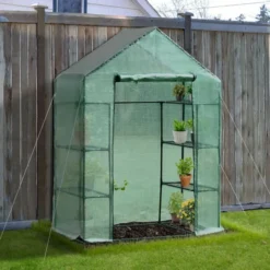 OUTSUNNY Mini Greenhouse Green 1.95m