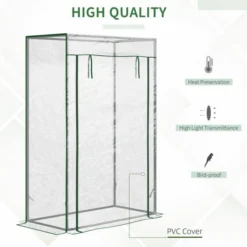 OUTSUNNY Mini Greenhouse PVC 1m 13 OUTSUNNY Mini Greenhouse PVC 1m -OUTSUNNY Sales Store 4 1 199 66