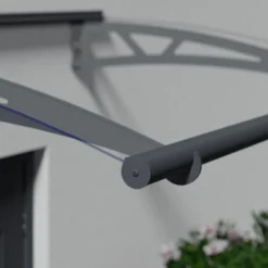 Altair 4500 Door Canopy Grey Clear -OUTSUNNY Sales Store 403338 3 1