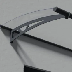 Altair 4500 Door Canopy Grey Clear -OUTSUNNY Sales Store 403338 5 1
