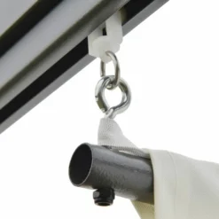 OUTSUNNY Wall Mounted Pergola With Retractable Canopy Cream 3m X 3m -OUTSUNNY Sales Store 411900 8