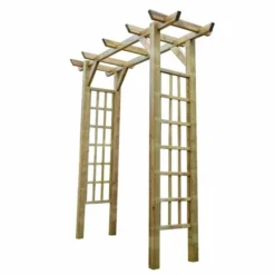Flat Top Wooden Garden Arch -OUTSUNNY Sales Store 415017 3