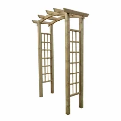Bow Top Wooden Garden Arch