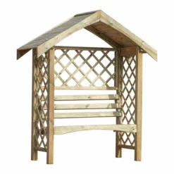 Pressure Treated Standard Swing Arm Arbour Seat -OUTSUNNY Sales Store 415020 6