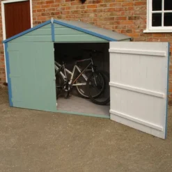 3 X 7 Shiplap Apex Bike Store -OUTSUNNY Sales Store 415444 5