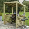 Wooden Bondi Barbecue Shelter Natural