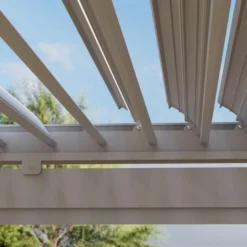 Maze Pergola Square Aluminium With 4 Drop Sides White 3mx3m 18 Maze Pergola Square Aluminium With 4 Drop Sides White 3mx3m -OUTSUNNY Sales Store 417179 2
