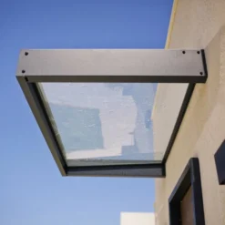 Sophia 1600 Door Canopy Clear Grey 3 X 5 -OUTSUNNY Sales Store 417527 24