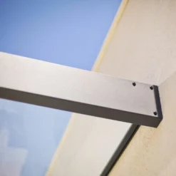 Sophia 1600 Door Canopy Clear Grey 3 X 5 -OUTSUNNY Sales Store 417527 4