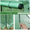 OUTSUNNY Mini Greenhouse Steel Frame Green 1m
