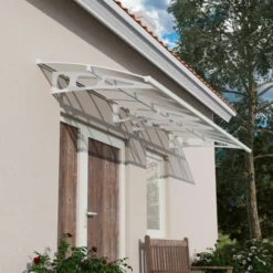 Bordeaux 4460 Door Canopy White Twin Wall 14 X 5