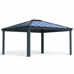 Dallas Polycarbonate Gazebo Grey 14 X 16 -OUTSUNNY Sales Store 707106 1