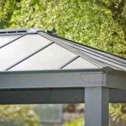 Dallas Polycarbonate Gazebo Grey 14 X 16 -OUTSUNNY Sales Store 707106 13