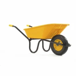 Vibrante Go 90LTR Puncture Free Wheelbarrow Yellow