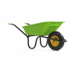 Vibrante Go 90LTR Puncture Free Wheelbarrow Lime Green