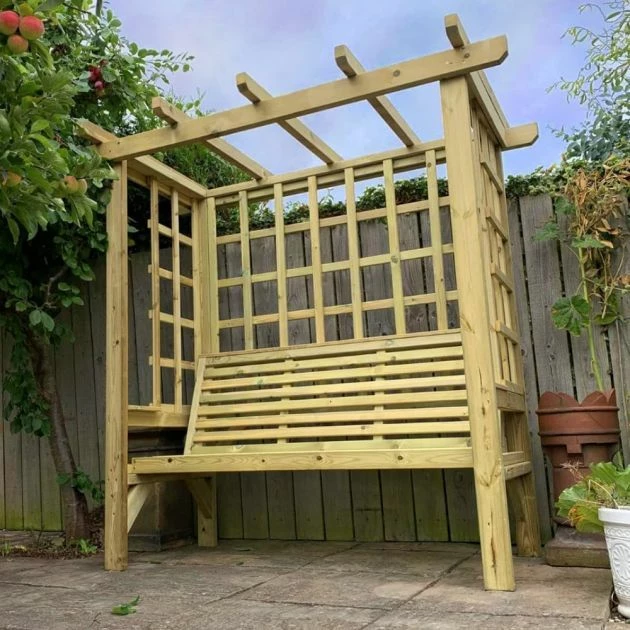 Beatrice Three Seat Arbour 2 Beatrice Three Seat Arbour - Image 2