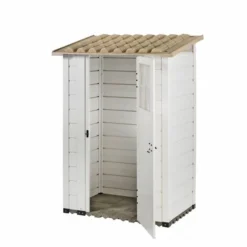 Tuscany Evo 100 Plastic Store 8 Tuscany Evo 100 Plastic Store -OUTSUNNY Sales Store cut out door open